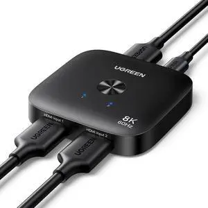UGREEN HDMI 2.1 Switch 2 in 1 Out 8K@60Hz Ultra HD Supports 4K@240Hz 4K@120Hz VRR HDR10+ Dolby Atmos 48Gbps HDMI Switcher Compatible with Switch/Switch 2 PS5 Xbox Roku Firestick Apple TV UGREEN HDMI 2.1 Switch 2 in 1 Out 8K@60Hz Ultra HD Supports 4K@240Hz 4K@120Hz VRR HDR10+ Dolby Atmos 48Gbps HDMI Switcher Compatible with Switch/Switch 2 PS5 Xbox Roku Firestick Apple TV