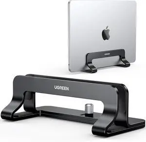UGREEN Vertical Laptop Stand Holder for Desk Compatible with MacBook Pro, MacBook Air Stand Vertical Aluminum Adjustable for Up to 17.3 Inch Gaming Laptop, Gray Black UGREEN Vertical Laptop Stand Holder for Desk Compatible with MacBook Pro, MacBook Air Stand Vertical Aluminum Adjustable for Up to 17.3 Inch Gaming Laptop, Gray Black