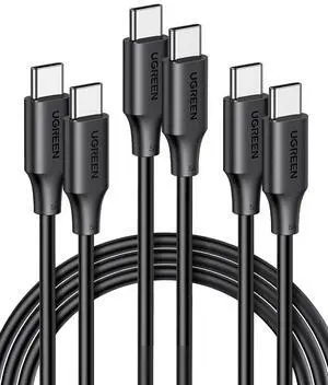 UGREEN 100W 3-Pack USB C Cable, Fast Charging USB-C Charger Cable Compatible with iPhone 17/17 Air/17 Pro/17 Pro Max/16, MacBook Pro 2022, iPad Pro 2022, Galaxy S25/S24 Ultra, Pixel, 6.6FT UGREEN 100W 3-Pack USB C Cable, Fast Charging USB-C Charger Cable Compatible with iPhone 17/17 Air/17 Pro/17 Pro Max/16, MacBook Pro 2022, iPad Pro 2022, Galaxy S25/S24 Ultra, Pixel, 6.6FT