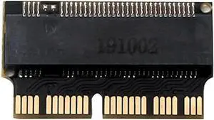 M.2 NGFF Adapter NVMe PCI-E x4 M2 to SSD Compatible with A-pple Laptop,Mac-Book Air Pro 2013 2014 2015 A1465 A1466 A1502 A1398 (2Pcs)
