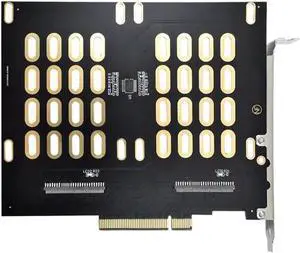 U.2 SFF-8639 SSD Dual 2X to PCIE Express 3.0 Gen3 X8 X16 Raid Card VROC Raid0 Hyper Adapter