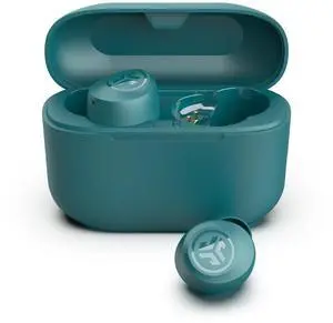 JLab Go Air Pop Bluetooth Earbuds, True Wireless with Charging Case Teal JLab Go Air Pop Bluetooth Earbuds, True Wireless with Charging Case Teal