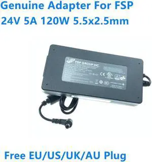 24V 5A 120W 5.5x2.5mm FSP FSP120-AAAN2 AC Power Supply Adapter For Monitor Laptop Power Charger