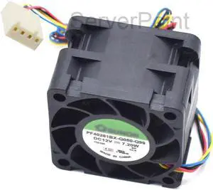 Genuine PF40281BX-Q050-Q99 4cm 4028 12V 7.20W 4 Lines server power cooling fan