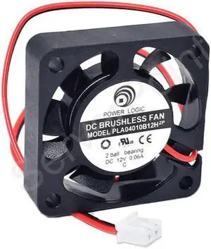 PLA04010B12H DC 12V 0.06A 40x40x10mm 2-Wire Server Cooling Fan PLA04010B12H DC 12V 0.06A 40x40x10mm 2-Wire Server Cooling Fan