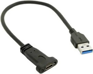 USB-C USB 3.1 Type C Female to USB 3.0 A Male Data Cable for Laptop Tablet Mobile Phone