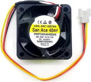 9WF0424H6D05 4020 DC 24V 0.11A 3-P axial cooling fan waterproof