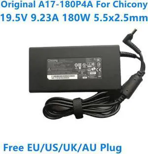 19.5V 9.23A 180W Charger A17-180P4A AC Power Adapter For CLEVO P950HR N850HP6 MSI GS63VR GE72VR GS65 A15-180P1A