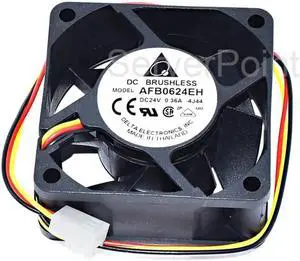 Genuine AFB0624EH 24V 0.36A 3-Pin 60x60x25mm DC Brushless Fan Genuine AFB0624EH 24V 0.36A 3-Pin 60x60x25mm DC Brushless Fan