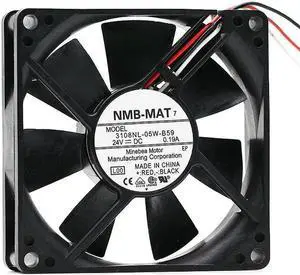 For NMB 3108NL-05W-B59 80*80*20MM 80MM DC24V 0.19A Server inverter frequency converter cooling fan For NMB 3108NL-05W-B59 80*80*20MM 80MM DC24V 0.19A Server inverter frequency converter cooling fan