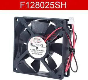 For EVERFLOW F128025SH DC12V 0.19A 80*80*25mm Two Lines Cooling Fan For EVERFLOW F128025SH DC12V 0.19A 80*80*25mm Two Lines Cooling Fan