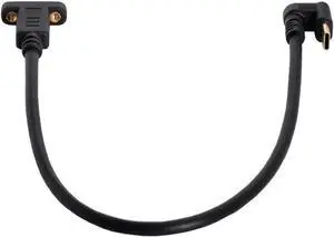 Type C USB-C USB 3.1 Male 180 Degree U Shape Back Angled to Type C USB-C USB 3.1 Female Extension Data Cable 30cm Type C USB-C USB 3.1 Male 180 Degree U Shape Back Angled to Type C USB-C USB 3.1 Female Extension Data Cable 30cm