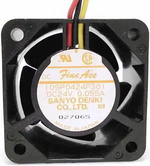 For Sanyo 4028 fan 109p0424f301 24v 4cm 0.055A double ball frequency converter cooling fan