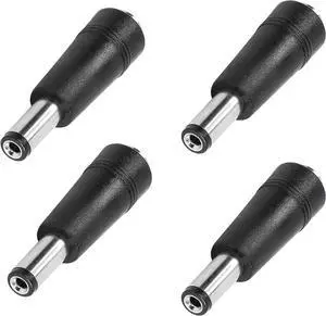 DC 4.0x1.7mm Female to 5.5x2.1mm Male Universal Plug Power Barrel Jack Adapter Converter for Laptop Router (4pcs)