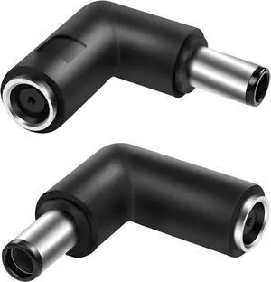 Laptop Power DC 7.4mm X 5.0mm Adapter Male to Female Connector 90 Degree Angle Converter for Hp Laptop 2Pcs Laptop Power DC 7.4mm X 5.0mm Adapter Male to Female Connector 90 Degree Angle Converter for Hp Laptop 2Pcs