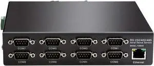 8 Ports RS232 RS485 RS422 to Ethernet TCP/IP Converter Multiple Serial Device Server Switch Modbus Gateway