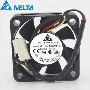 1pcs Electronics AFB0405VHA 4010 40mm 40x40x10mm Server Square cooling Fan 3-wire DC 5V 0.16A