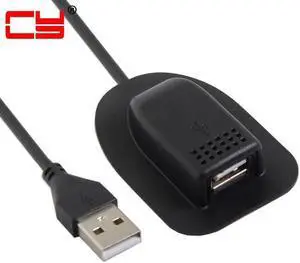 USB to USB Male Charged Cable Practical Convenient Outdoor Travel Camping External Backpack Cable 50cm for Charge Treasure