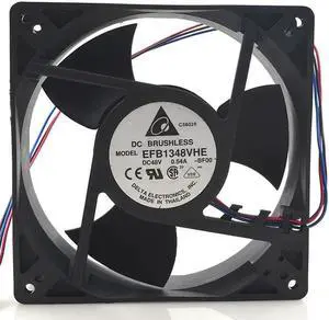 127mm server cooling fan For Delta EFB1348VHE -BF00 DC 48V 0.54A 127x127x38mm 3-wire Server Cooling Fan 127mm server cooling fan For Delta EFB1348VHE -BF00 DC 48V 0.54A 127x127x38mm 3-wire Server Cooling Fan