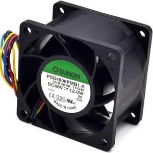 6CM 60mm 6038 48V 12W PSD4806PMB1-A server winds of the 4-wire cooling fan 60*60*38mm for SUNON