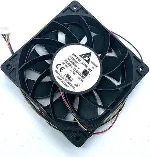 12cm 48V High Speed Cooling Fan for Delta THB1248B 12025 120X120X25mm 48VDC 0.75A 4Lines Dual Ball Bearing for HW Device