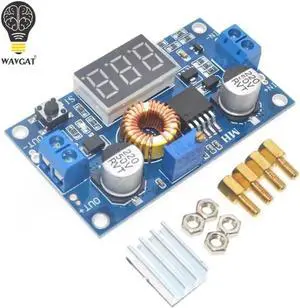5A 75W XL4015 DC-DC Converter Adjustable Step-Down Module 4.0-38V to 1.25V-36V DIY Adjustable Power Supply