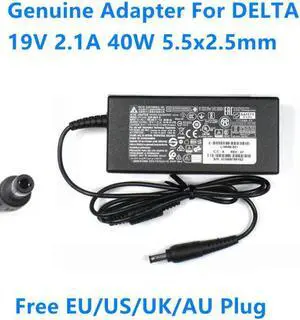 19V 2.1A 40W 5.5x2.5mm Delta ADP-40LD B Power Supply AC Adapter For LED LCD Monitor Power Charger