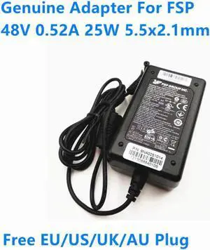 48V 0.52A 25W FSP FSP025-1AD207A 9NA0251014 AC Switching Power Adapter For HUAWEI H3C AP POE Power Supply Charger