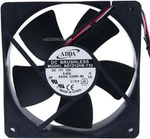 Industrial ADDA AD1212HB-Y53 1232, ventilador de viento grande de 12cm, , envío gratis