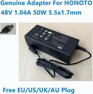 48V 1.04A 49.92W 50W Honoto ADS-50HF-48-1 48050E Power Supply AC Adapter For POE Charger