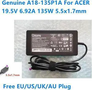 19.5V 6.92A 135W A18-135P1A AC Adapter For ASPIRE7 SERIES NITRO 5 AN515 Laptop Power Supply Charger