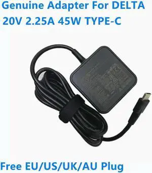 20V 2.25A 45W TYPE-C USB-C DELTA ADP-45XE B Power Supply AC Adapter For Laptop Charger