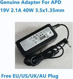 19V 2.1A 40W 3.5x1.35mm DA-40A19 Power Supply AC Adapter For APD Laptop Charger