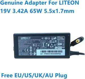 19V 3.42A 65W LITEON PA-1650-50 LPS Power Supply AC Adapter For Laptop Charger