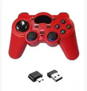 2.4G wireless game controller for PS3, Pc 360, computer, TV, Android phone, TV BOX, Steam game controller red