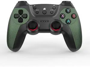 2.4G wireless game controller for Android, Ps3, Pc, Tv, TV set, mobile phone, steam game controller Cangling Green USB + Type-C + Micro
