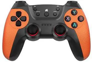 2.4G wireless game controller for Android, Ps3, Pc, Tv, TV set, mobile phone, steam game controller Vitality Orange USB + Type-C + Micro