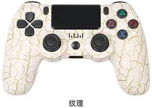 P4 wireless Bluetooth game controller with six-axis dual vibration function, 4th generation, with light stripController Texture P4 wireless Bluetooth game controller with six-axis dual vibration function, 4th generation, with light stripController Texture