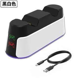PS5 slim controller dual charging cablewith RGB colorful lights PS5 elite gaming controller charger PS5 slim controller dual charging cablewith RGB colorful lights PS5 elite gaming controller charger