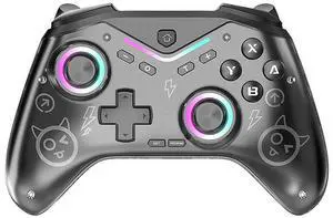 programmable game function and adjustable lightingfor wireless Bluetooth controller black programmable game function and adjustable lightingfor wireless Bluetooth controller black