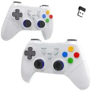 2.4G wireless game controlerfor Android TVBOX/PC computer TV controller- one controller supports two users, dual-person TV box controller