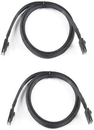 2PCS Internal Mini SAS 36-Pin 8087 to SFF-8087 Cable 1M 3.3 Feet 2PCS Internal Mini SAS 36-Pin 8087 to SFF-8087 Cable 1M 3.3 Feet