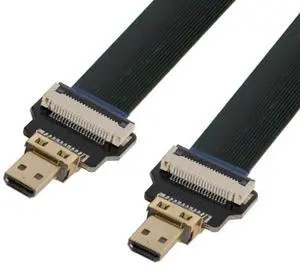 Micro HDMI Male to Male Extension FPC Flat Cable 1080P for FPV HDTV Multicopter Aerial Photography 0.2M Micro HDMI Male to Male Extension FPC Flat Cable 1080P for FPV HDTV Multicopter Aerial Photography 0.2M
