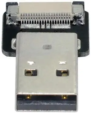 USB 2.0 Male Flat Connector Support 480Mbps Data Transfer 5V Charging for Ribbon Cable,Raspberry Pi, GoPro,Drone, Camera, Gimbal USB 2.0 Male Flat Connector Support 480Mbps Data Transfer 5V Charging for Ribbon Cable,Raspberry Pi, GoPro,Drone, Camera, Gimbal