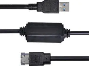 USB 3.0 to eSATA Adapter 6Gbps for Hard Disk, USB 3.0 to eSATA External SATA Convertor Power eSATA 6Gb/s to USB 3.0 Adapter eSATA Plus USB 3.0 Adapter