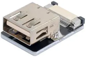 USB 2.0 Female Flat Connector Support 480Mbps Data Transfer 5V Charging for Ribbon Cable,Raspberry Pi, GoPro,Drone, Camera, Gimbal USB 2.0 Female Flat Connector Support 480Mbps Data Transfer 5V Charging for Ribbon Cable,Raspberry Pi, GoPro,Drone, Camera, Gimbal