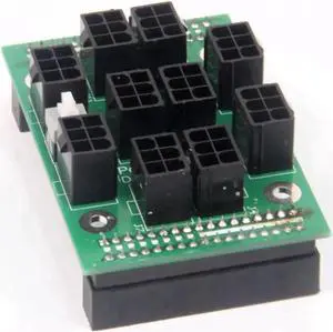 Computer Server Dual Power Supply Breakout Board Adapter Ethereum Mining Converter Board forX3650 Server PSU 6p conversion board Computer Server Dual Power Supply Breakout Board Adapter Ethereum Mining Converter Board forX3650 Server PSU 6p conversion board