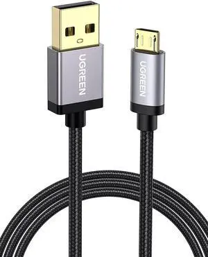 UGREEN Micro USB Cable, 3FT High Speed Fast Charging USB Cable, Nylon Braided Durable Android Phone Charger Cord, Compatible with SAM-SUNG Galaxy S7 S6 Note LG V10 Tablet PS4 MP3 UGREEN Micro USB Cable, 3FT High Speed Fast Charging USB Cable, Nylon Braided Durable Android Phone Charger Cord, Compatible with SAM-SUNG Galaxy S7 S6 Note LG V10 Tablet PS4 MP3