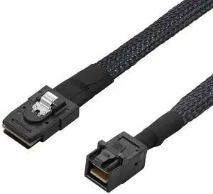 Internal HD Mini SAS SFF-8643 Host to SFF-8087 Target Cable Internal HD Mini SAS SFF-8643 Host to SFF-8087 Target Cable
