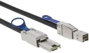 Mini SAS HD SFF-8088 26 Pin to SAS HD SFF-8644 Server Stacking Cable \u2013 6Gbps High Speed 28AWG Data Cable, Black Flat Connector (3M) Mini SAS HD SFF-8088 26 Pin to SAS HD SFF-8644 Server Stacking Cable \u2013 6Gbps High Speed 28AWG Data Cable, Black Flat Connector (3M)